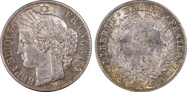 1894-A 50C Gad-419a F-189 MS64