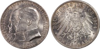 1904 2 Mk 400th Birthday J-74 MS64