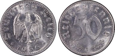 1935-G 50 Pfg J-368 MS63