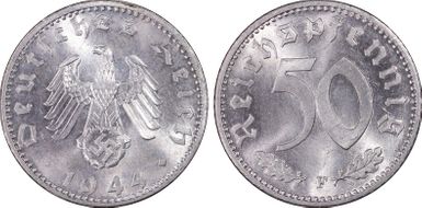 1944-F 50 Pfg J-372 MS65