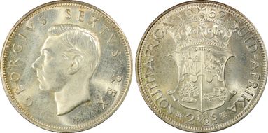 1952 2 1/2S KM-39.2  Ag PR66