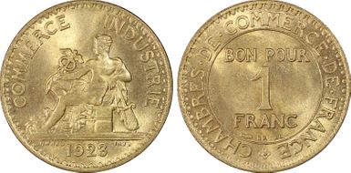 1923 1 Fr Gad-468 F-218 MS66