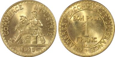 1923 1 Fr Gad-468 F-218 MS66