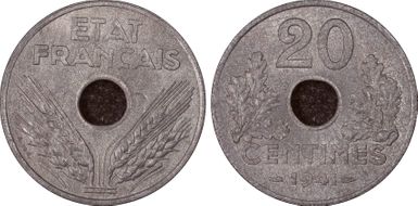 1941 20C Gad-321 F-153 MS64