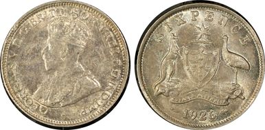 1926(m,sy) 6D 2 w/o Serif MS63