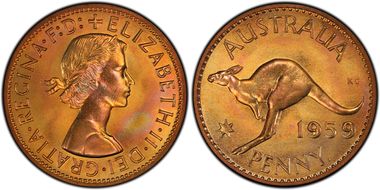 1959 Y. (p) 1D PR66RD