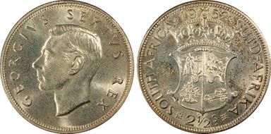 1952 2 1/2S KM-39.2  Ag PR66