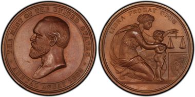 1882 AE Medal JK-AC-25, James A. Garfield SP66BN