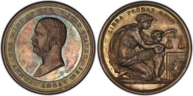 1885 Medal JK-AC-28 Silver Chester A. Arthur SP64