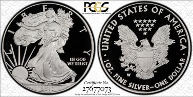 2013-W $1 Silver Eagle PR70DCAM