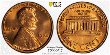 1972 1C MS67RD