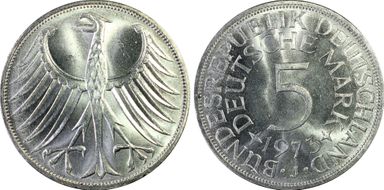 1973-J 5 Mk Regular Issue MS66