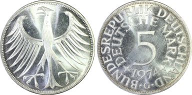 1974-G 5 Mk J-387 MS66