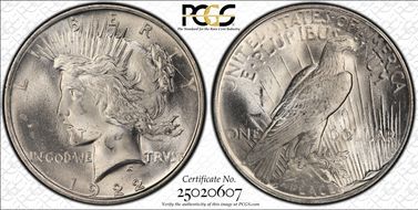 1922 $1 MS65