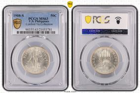 1908-S 50C MS63