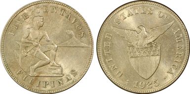 1925-M 5C Allen-4.12 MS63