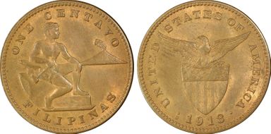 1918-S 1C MS64RB