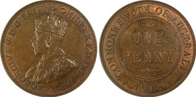 1916-I (c) 1D MS64BN