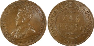 1918-I (c) 1D KM-23 MS63BN