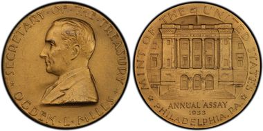 1933 AE Medal JK-AC-78, Ogden L. Mills SP64