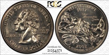 2002-P 25C Mississippi MS66