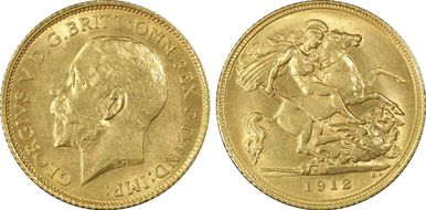 1912-S 1/2 Sov S-4009 MS62