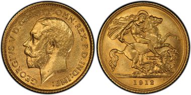 1912-S 1/2 Sov S-4009 MS62