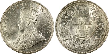 1917(C) Rupee SW-8.37 Prid-213 MS62
