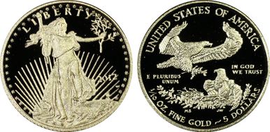 2012-W $5 Gold Eagle PR70DCAM