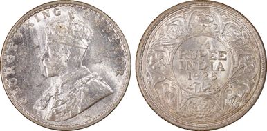 1925(B) 1/4 Rup SW-8.162 MS63