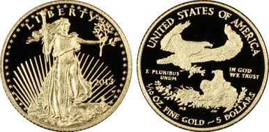 2013-W $5 Gold Eagle First Strike PR70DCAM
