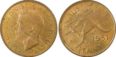 1951 Y. (p) 1D MS63RB