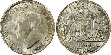 1944-S Florin KM-40  Ag MS64