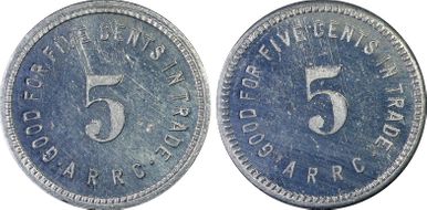 (1935-1936) 5C Alaska RRC Bingle MS63