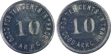 (1935-1936) 10C Alaska RRC Bingle MS65