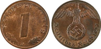 1937-D Pfg J-361 MS64BN