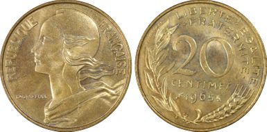 1965 20C Gad-332 MS66