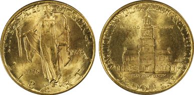 1926 $2.50 Sesquicentennial MS65