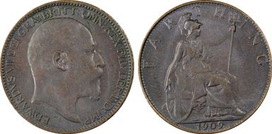 1909 1/4D S-3992 Blackened finish MS65
