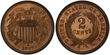 1867 2C MS65RB