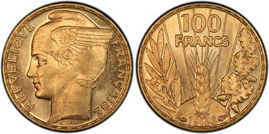 1936 100 Fr Gad-1148 F-554 MS65