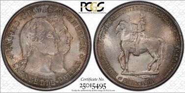 1900 $1 Lafayette MS66+