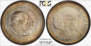 1953-D 50C Washington-Carver MS67