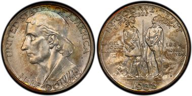 1938-D 50C Boone MS67+