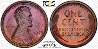 1909 1C Lincoln PR66BN