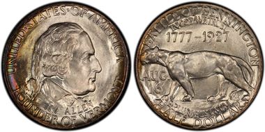 1927 50C Vermont MS67