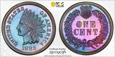 1882 1C PR67BN