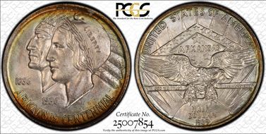 1939 50C Arkansas MS66