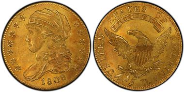 1808 $5 MS63