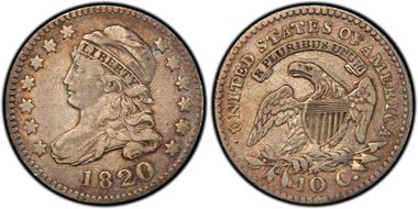 1820 10C JR-8, Large 0 VF30